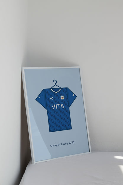 Stockport County 2022 - 23 Home Kit