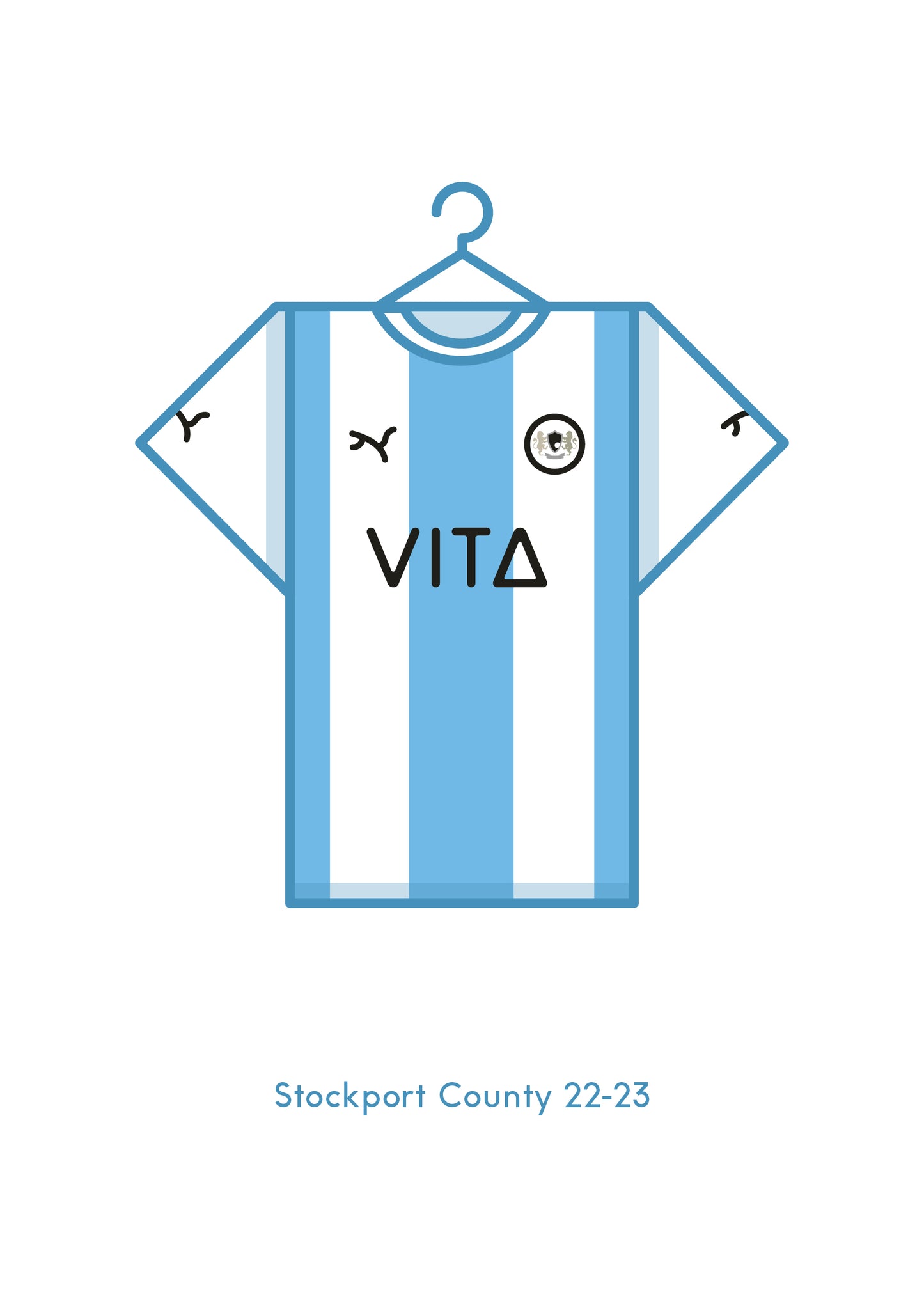 Stockport County 2023- 24 Away Kit