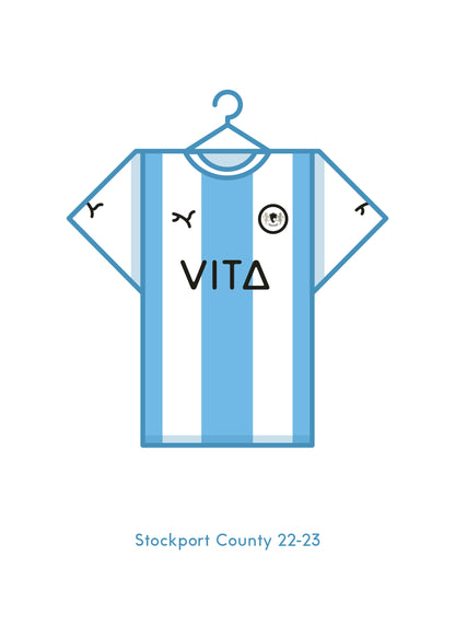 Stockport County 2023- 24 Away Kit