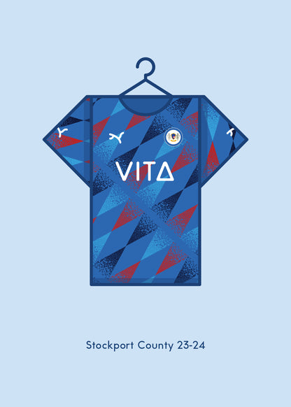 Stockport County 2023- 24 Home Kit