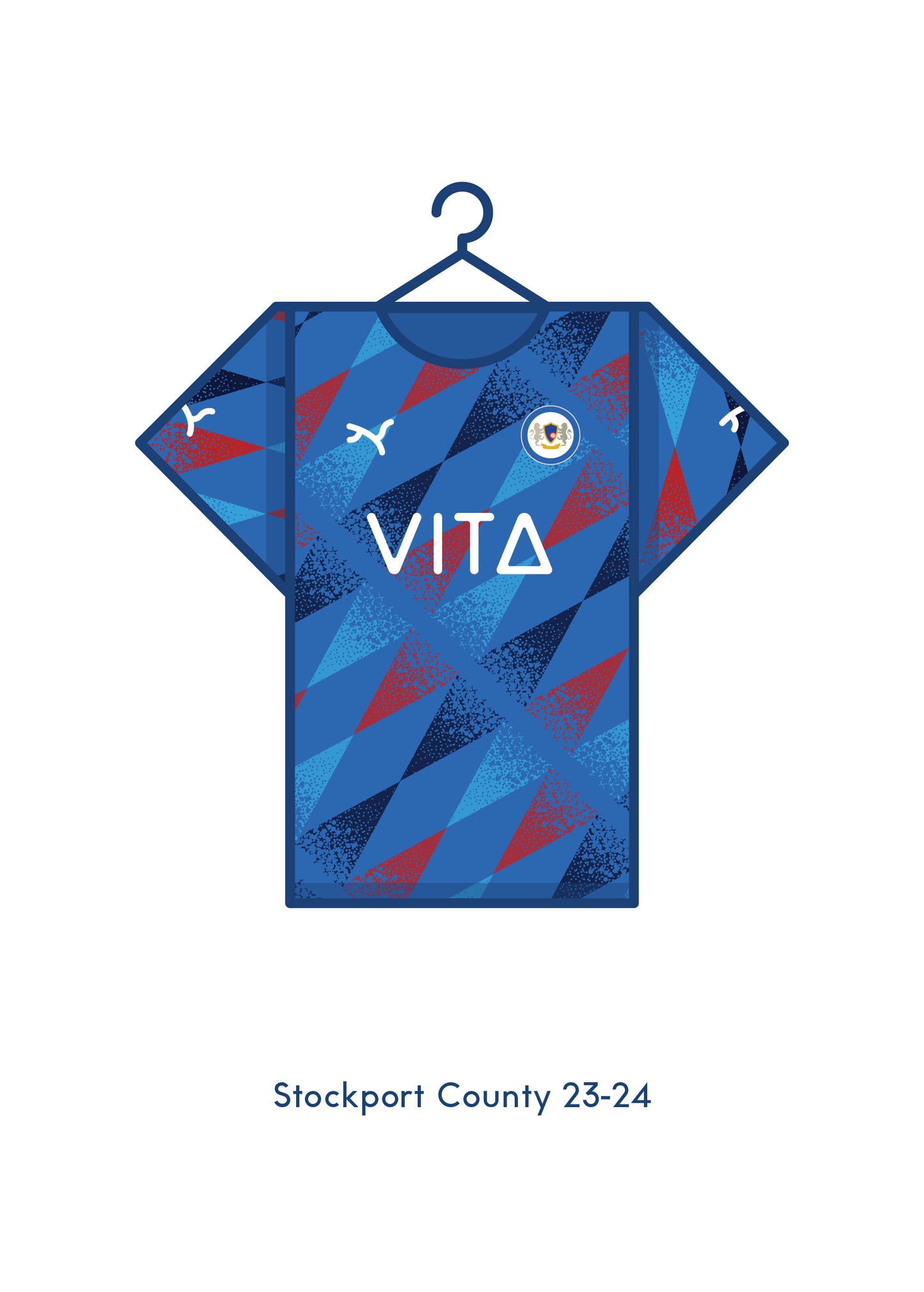 Stockport County 2023- 24 Home Kit