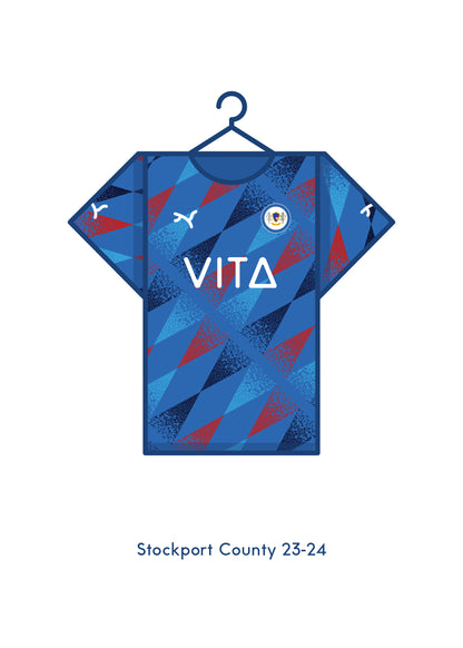 Stockport County 2023- 24 Home Kit