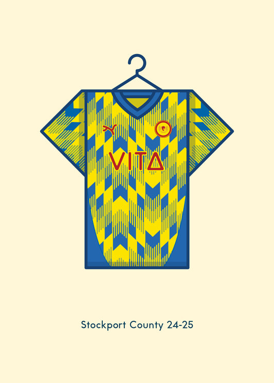 Stockport County 2024- 25 Third Kit