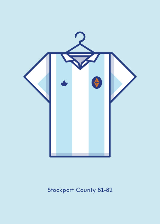 Stockport County 1981 - 82 Away Kit