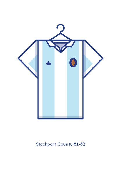 Stockport County 1981 - 82 Away Kit