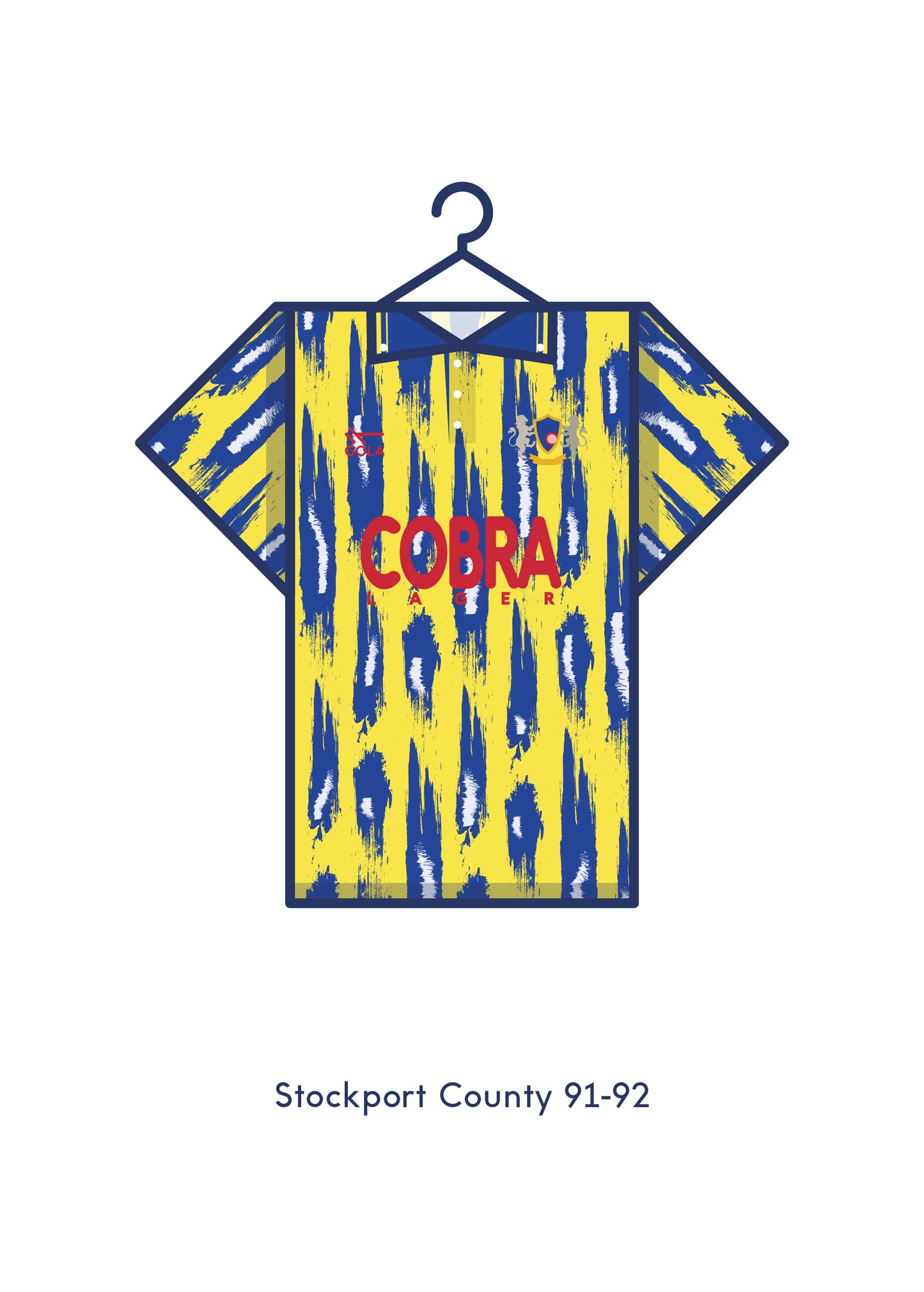 Stockport County 1991- 92 Away Kit