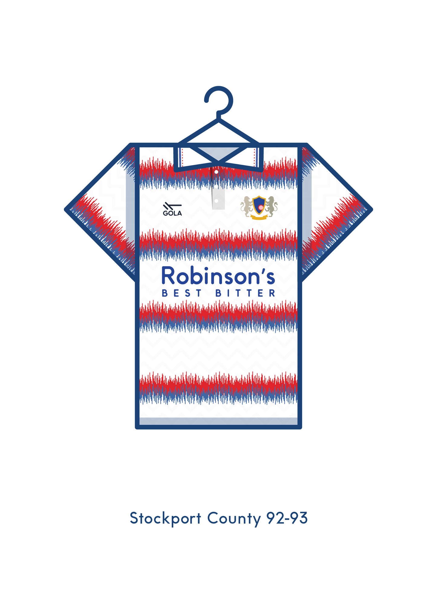 Stockport County 1992 - 93 Away Kit