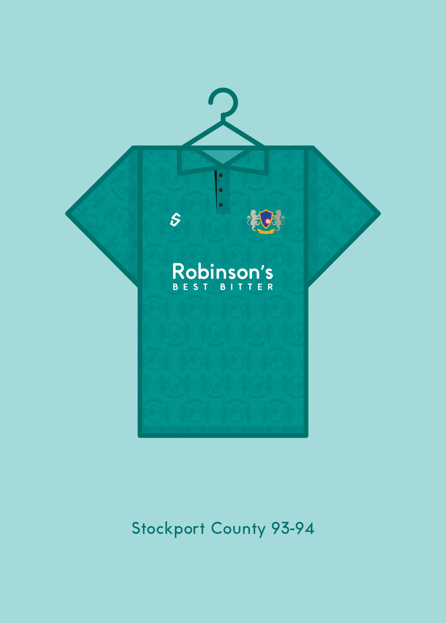 Stockport County 1993 - 94 Away Kit