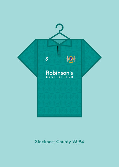 Stockport County 1993 - 94 Away Kit