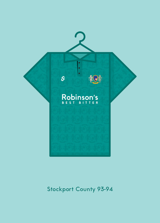 Stockport County 1993 - 94 Away Kit