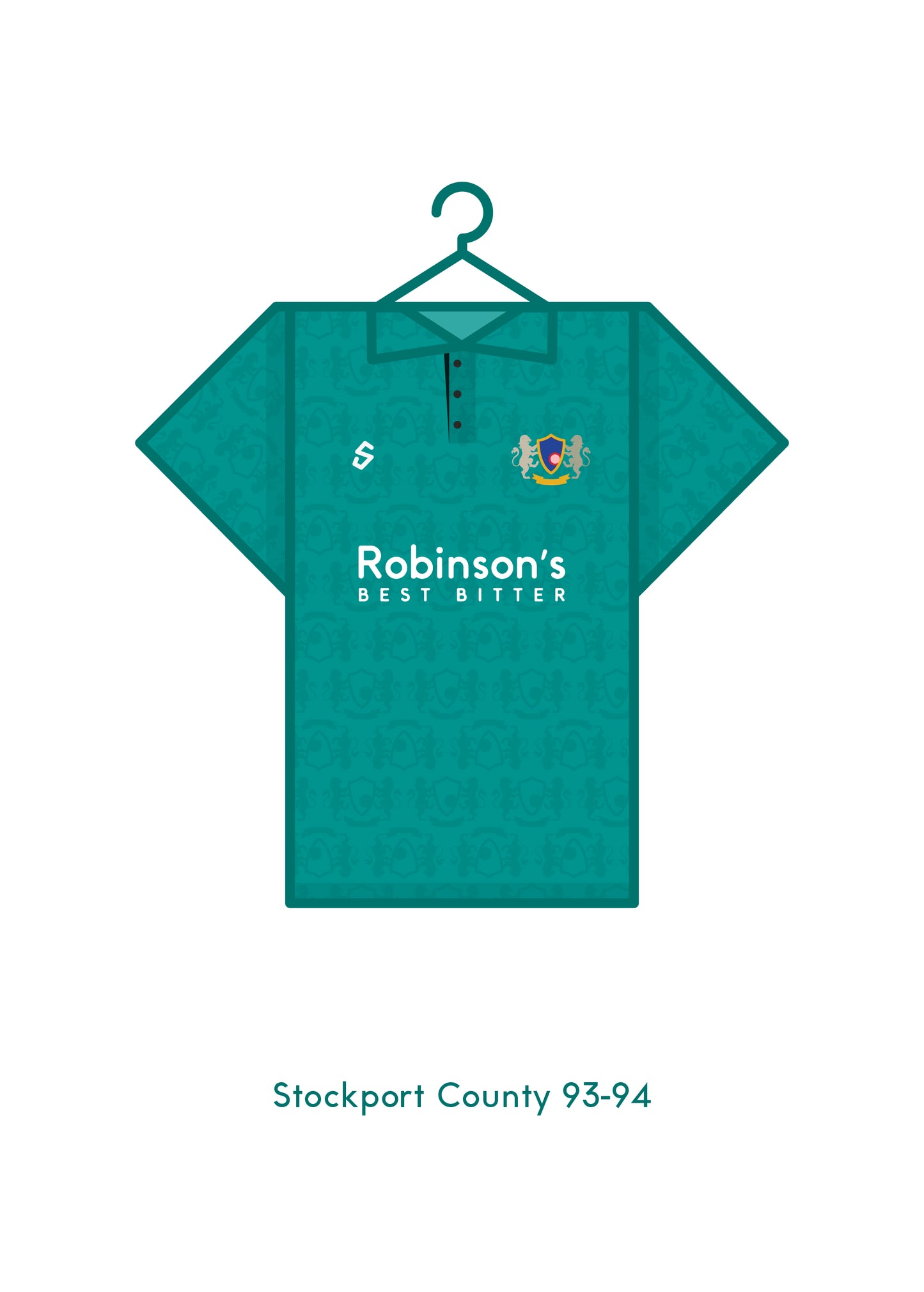 Stockport County 1993 - 94 Away Kit