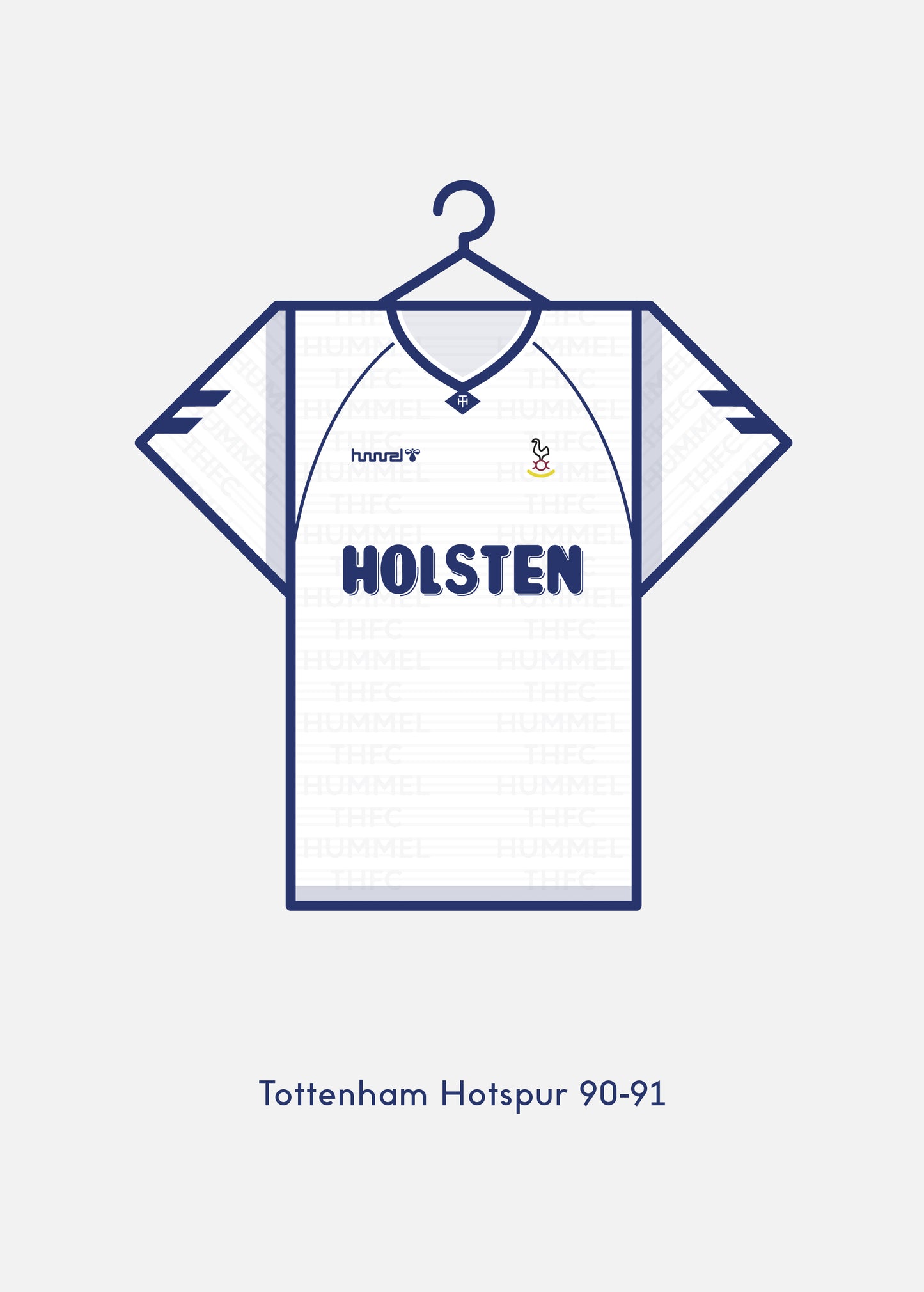 Tottenham Hotspur 1990-91 Home Kit