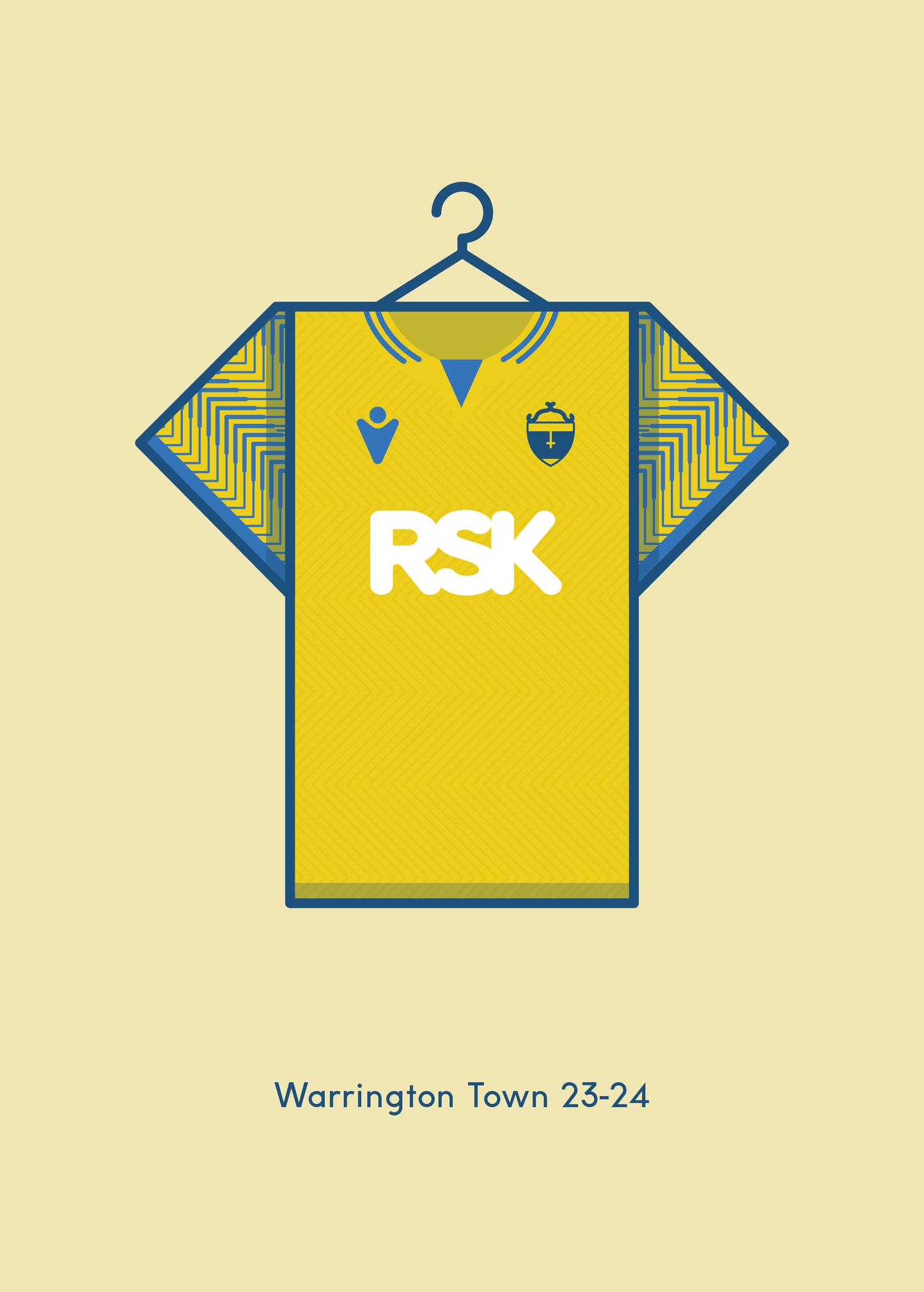 Warrington Town 2023-24 Away Football Kit