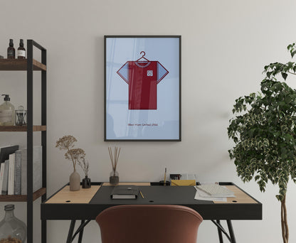 West Ham United 1966 Home Football Kit