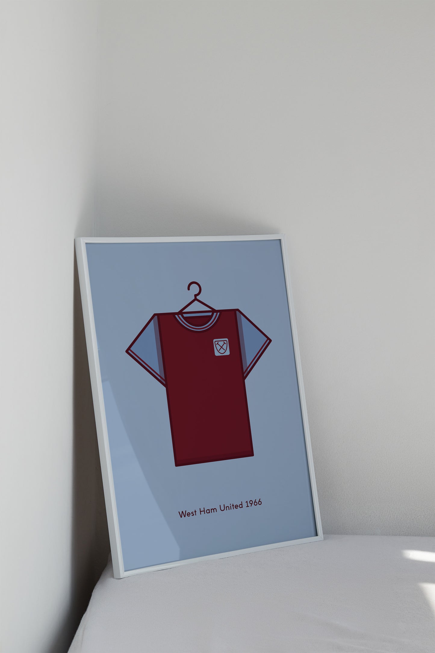 West Ham United 1966 Home Football Kit