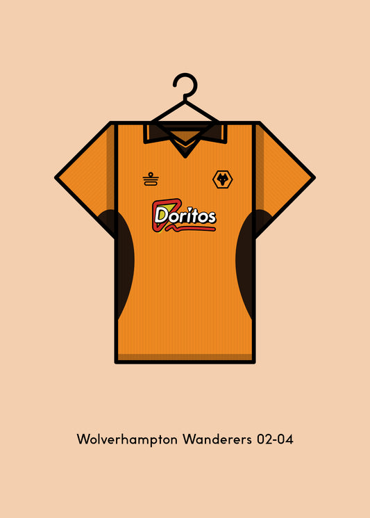 Wolverhampton Wanderers 2002-04 Home Football Kit