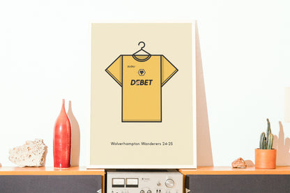 Wolverhampton Wanderers 2024-25 Home Football Kit