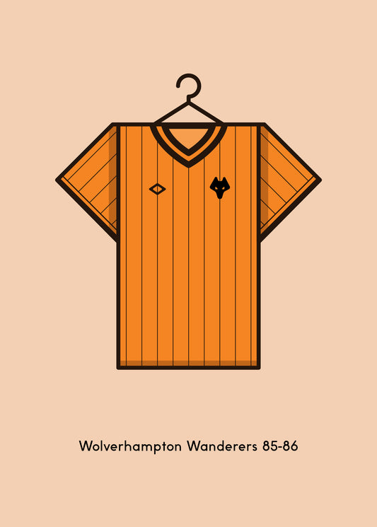 Wolverhampton Wanderers 1985-86 Home Football Kit