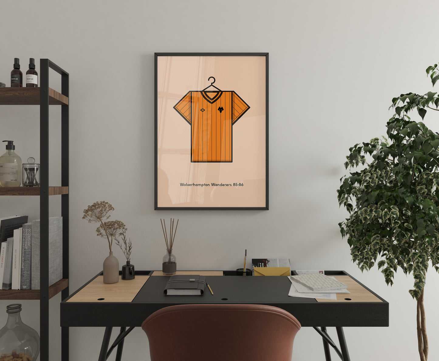 Wolverhampton Wanderers 1985-86 Home Football Kit