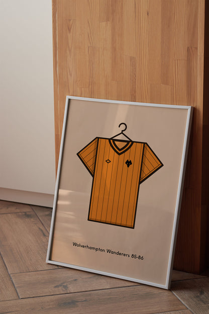 Wolverhampton Wanderers 1985-86 Home Football Kit