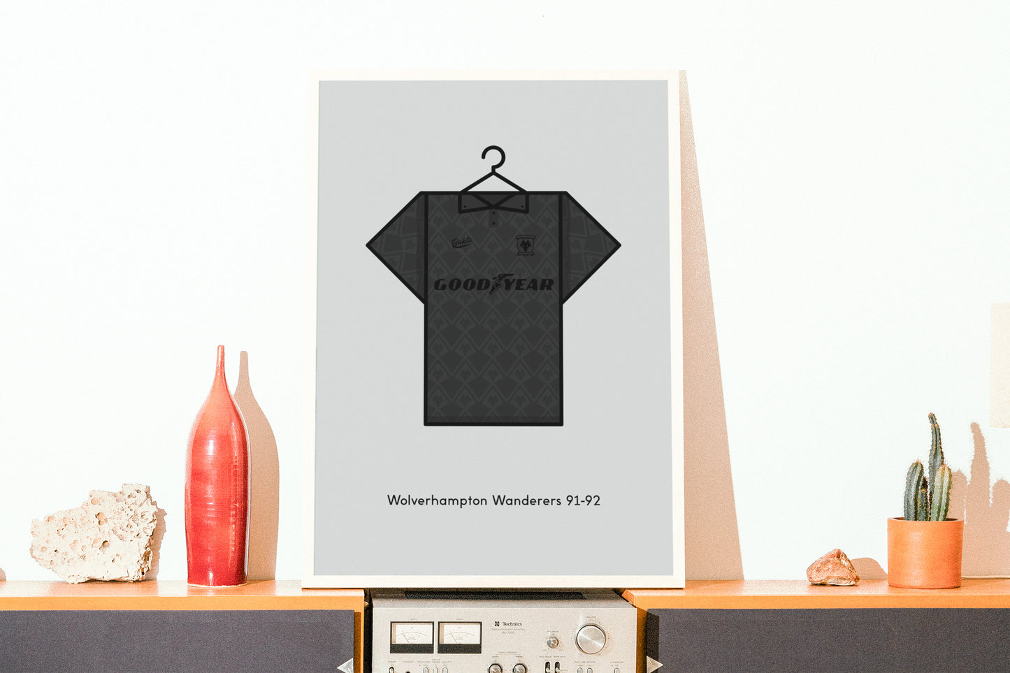 Wolverhampton Wanderers 1991-92 Third (Blackout) Football Kit