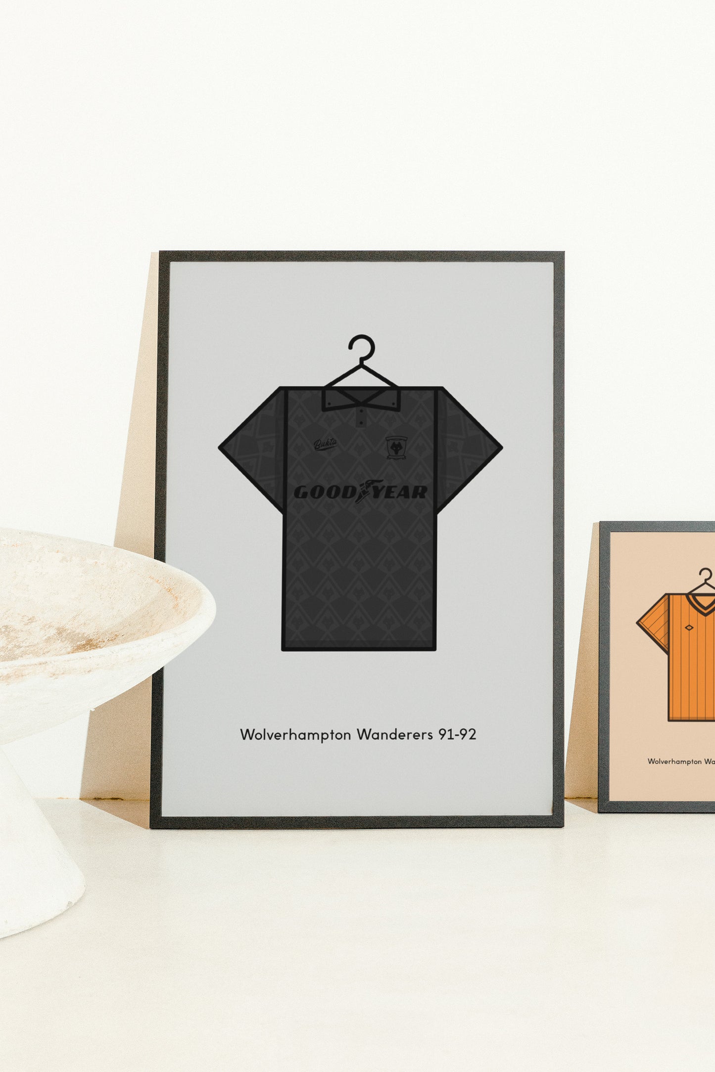 Wolverhampton Wanderers 1991-92 Third (Blackout) Football Kit