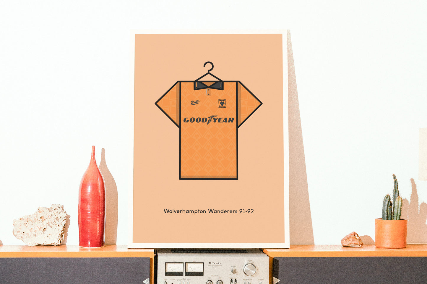 Wolverhampton Wanderers 1991-92 Home Football Kit