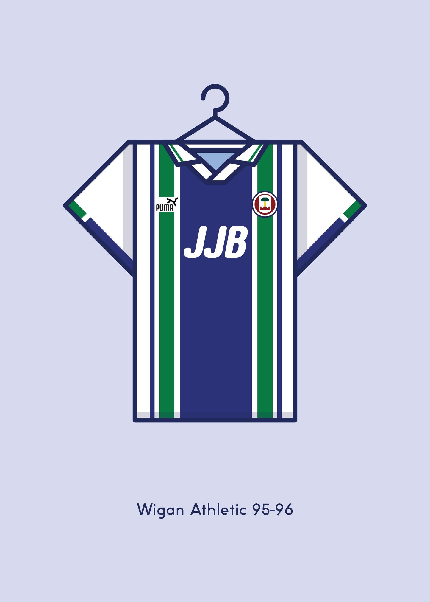 Wigan Athletic 1995-96 Home Kit