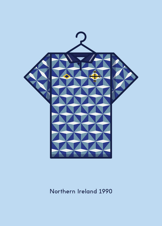 Northern Ireland 1990 Away International Kit