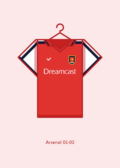 Arsenal 2001-02 Home Football Kit