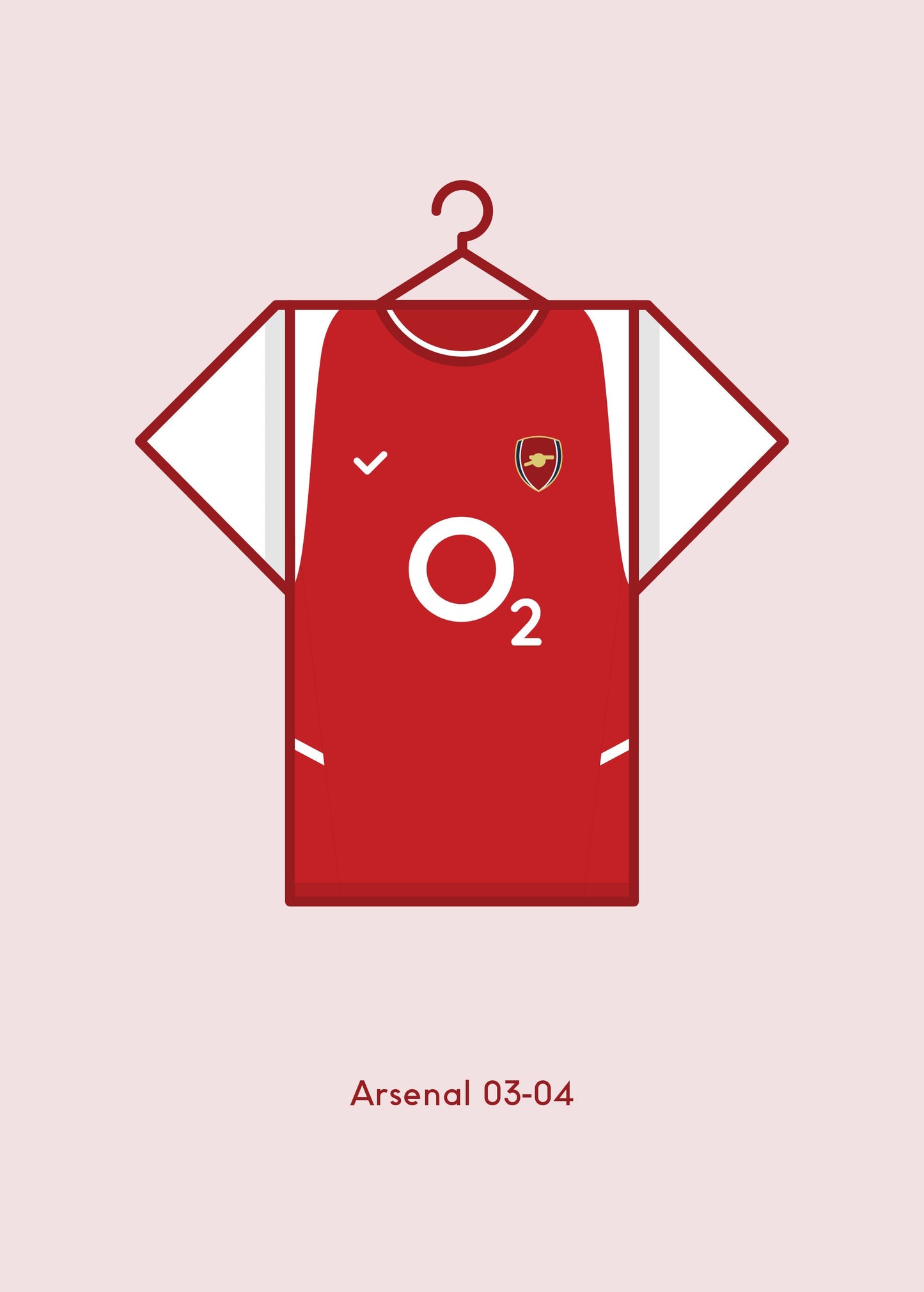 Arsenal 2003-04 Home Football Kit