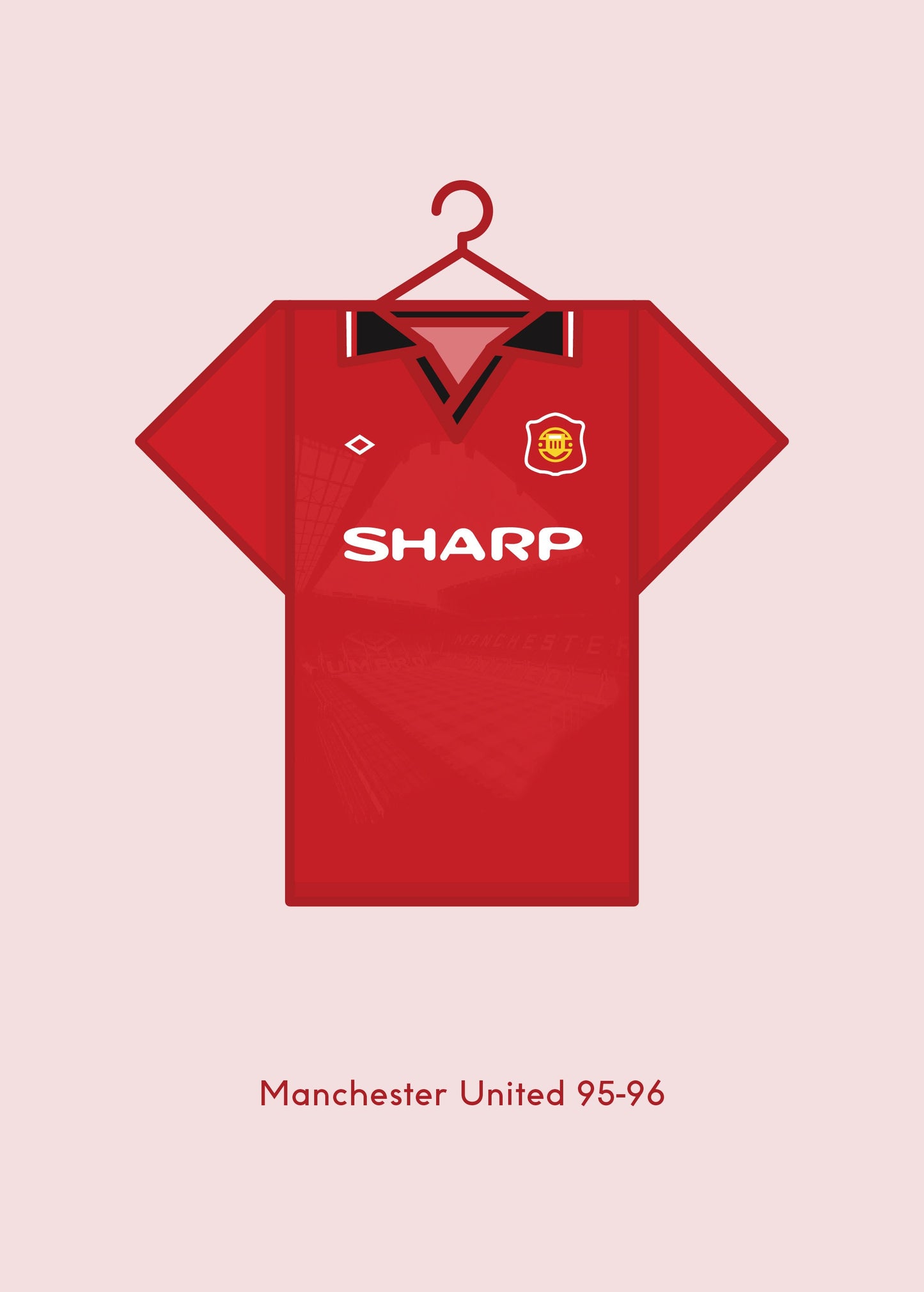 Manchester United 1995-96 Home Kit