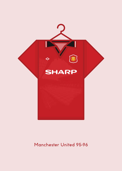 Manchester United 1995-96 Home Kit